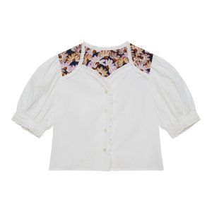 Thea Blouse in White – BATSHEVA - SIZE 4
